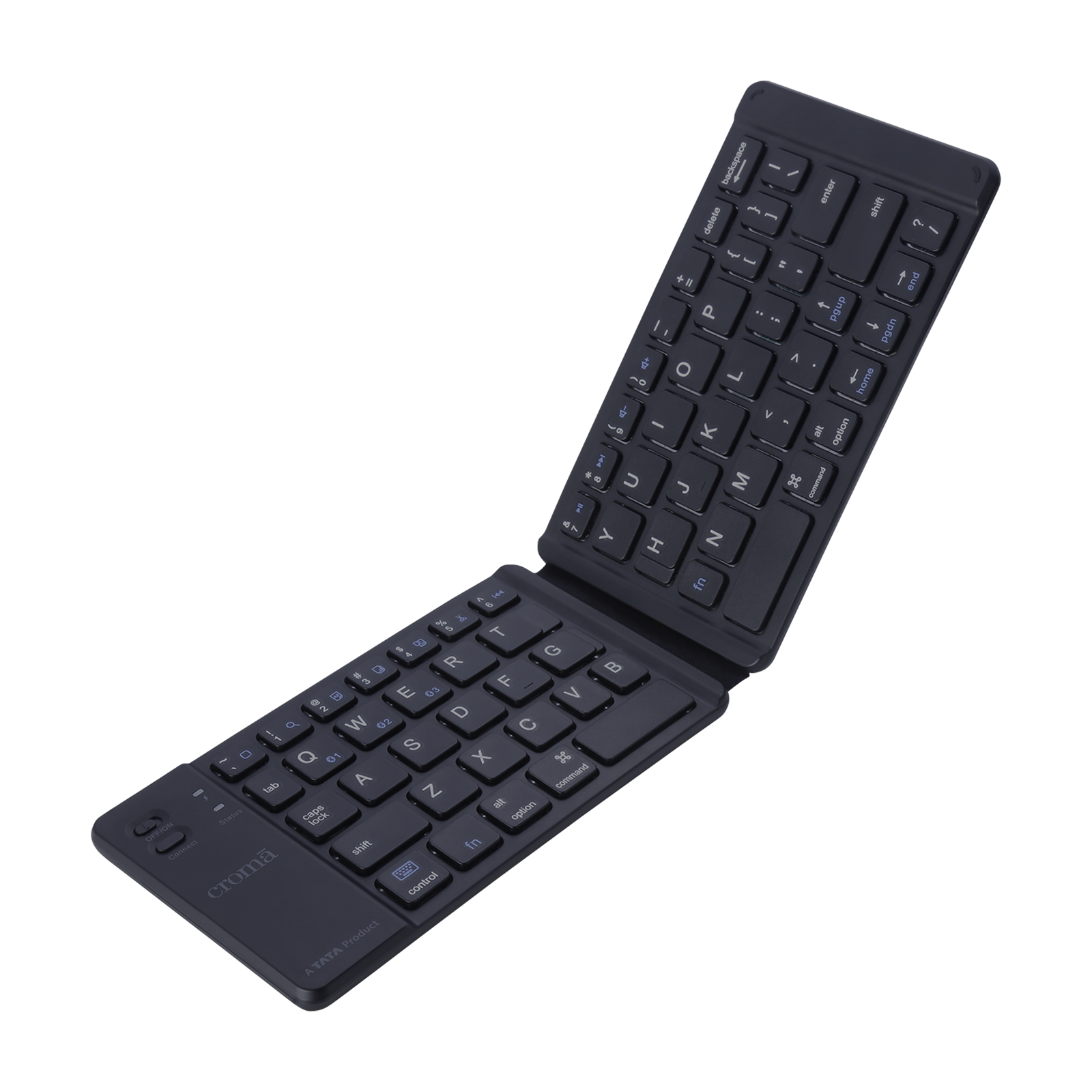 Buy Croma Bluetooth 3 0 Foldable Keyboard For Android Windows Tablets